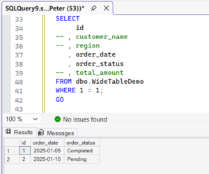 Understanding WHERE 1=1 and WHERE 1=2 in SQL Queries - SQL DBA Blog