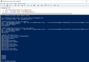 Enabling TCP Connections in SQL Server