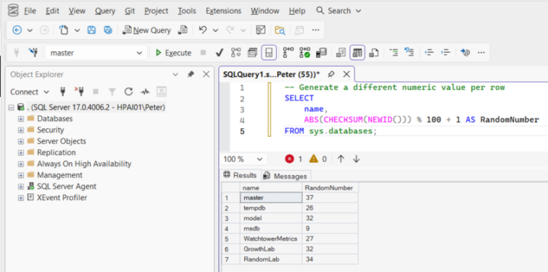 RAND() vs NEWID() in SQL Server - SQL DBA Blog