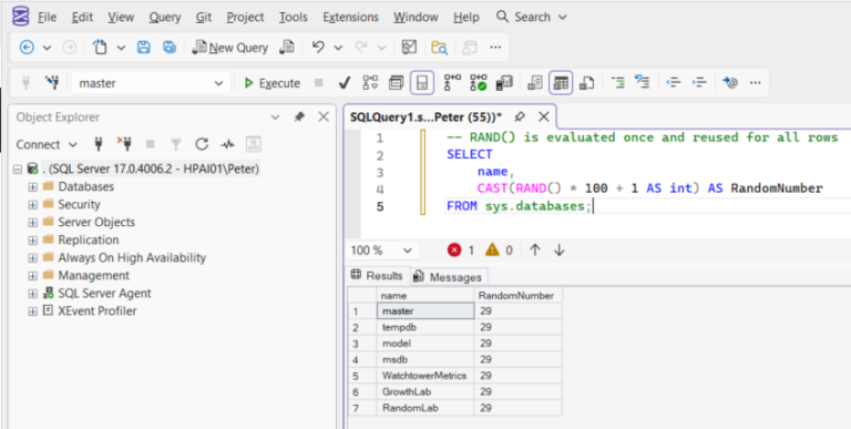 RAND() vs NEWID() in SQL Server - SQL DBA Blog