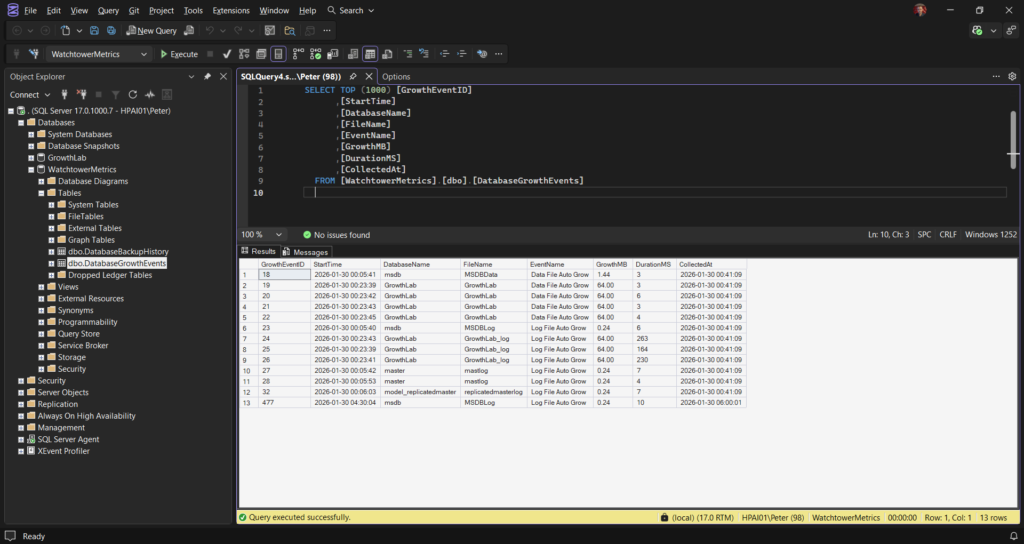 SQL Server Management Studio running in dark mode